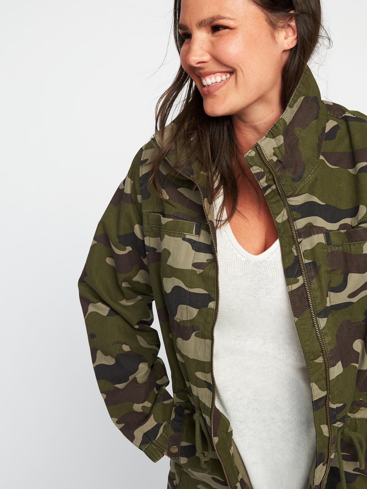 Plus-Size Twill Utility Jacket | Old Navy