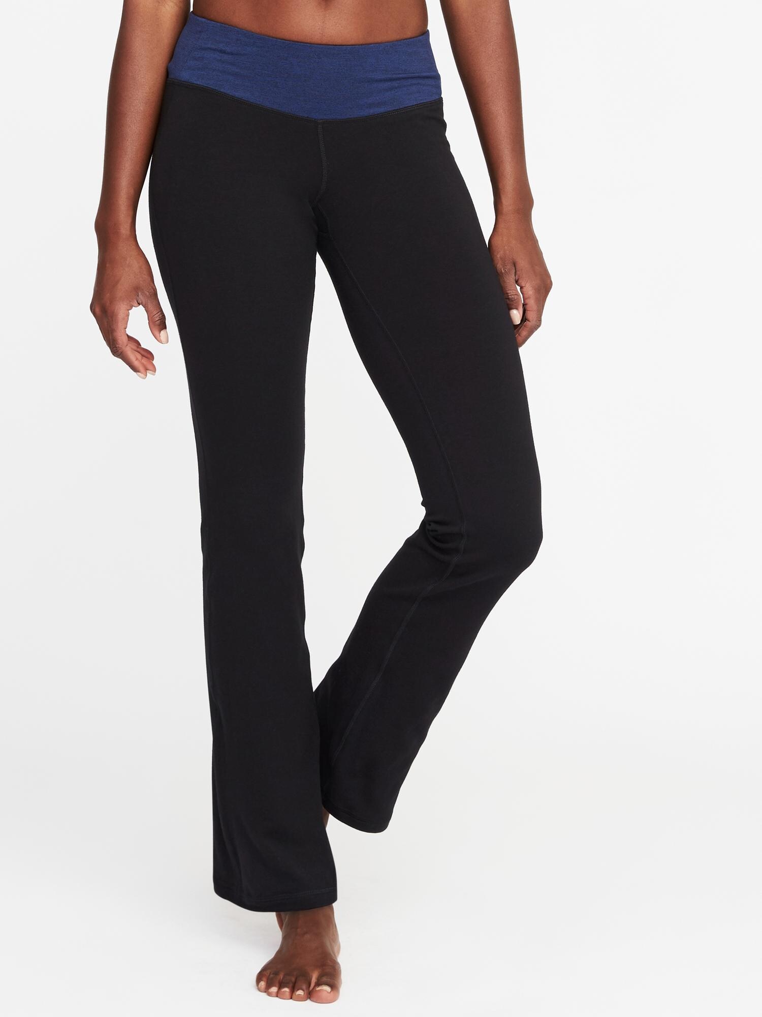 Mid-Rise Boot-Cut Yoga Pants for Women | Old Navy