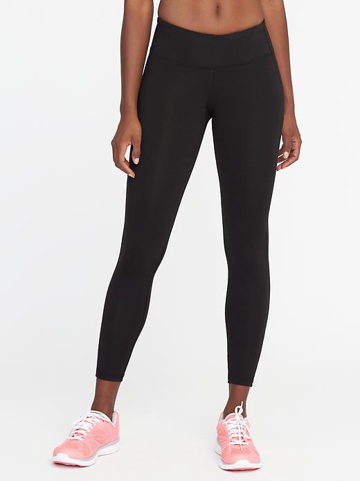 Mid-Rise 7/8-Length Compression Leggings for Women | Old Navy