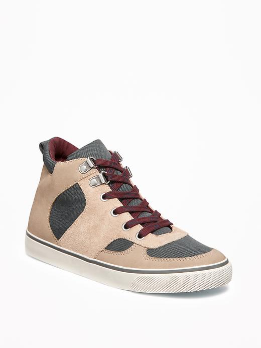 View large product image 1 of 1. Sueded Hiker High-Tops for Boys