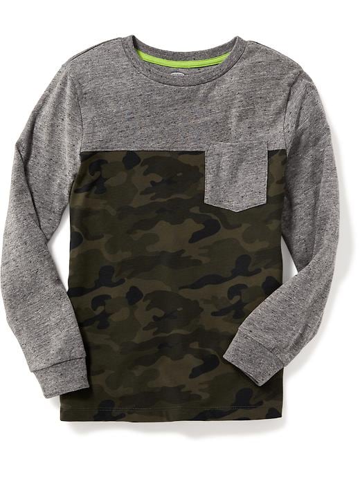 Color-Block Pocket Tee For Boys | Old Navy