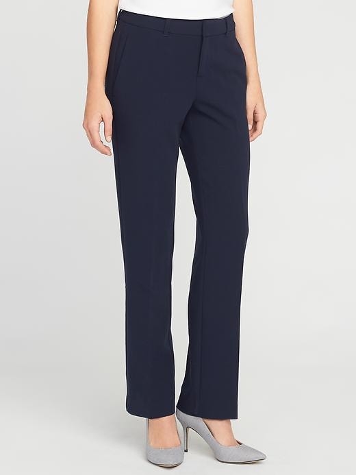 View large product image 1 of 2. Mid-Rise Harper Full-Length Pants for Women