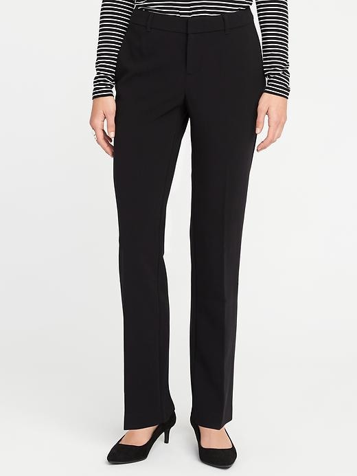 View large product image 1 of 2. Mid-Rise Harper Full-Length Pants for Women