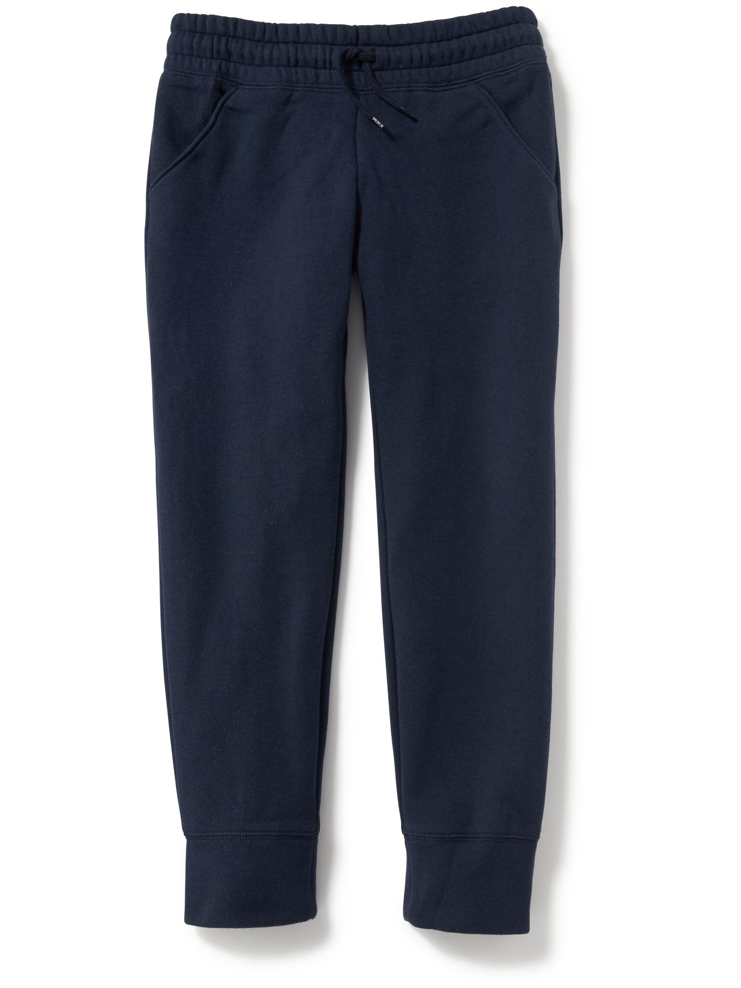 Fleece Uniform Sweatpants for Girls | Old Navy