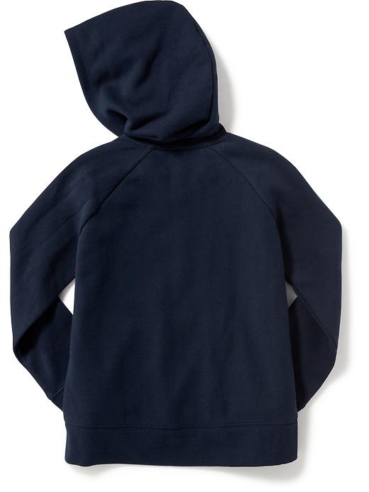 View large product image 2 of 2. Uniform Full-Zip Fleece Hoodie for Girls