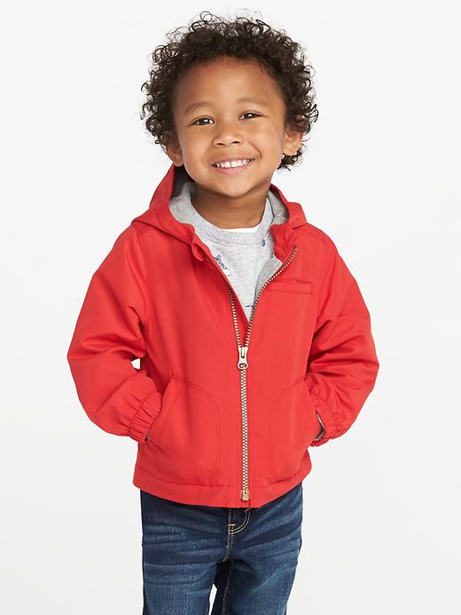 View large product image 1 of 1. Hooded Uniform Jacket for Toddler Boys