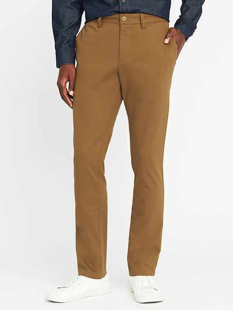 men's skinny fit khakis