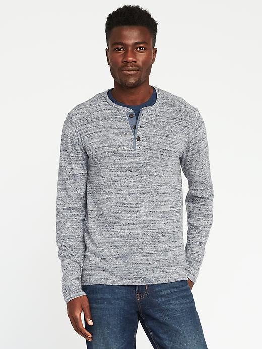 Sweater-Knit Henley for Men | Old Navy