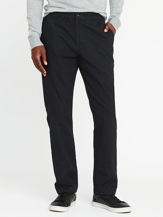 View large product image 1 of 2. Relaxed Built-In Flex Drawstring Dress Pants for Men