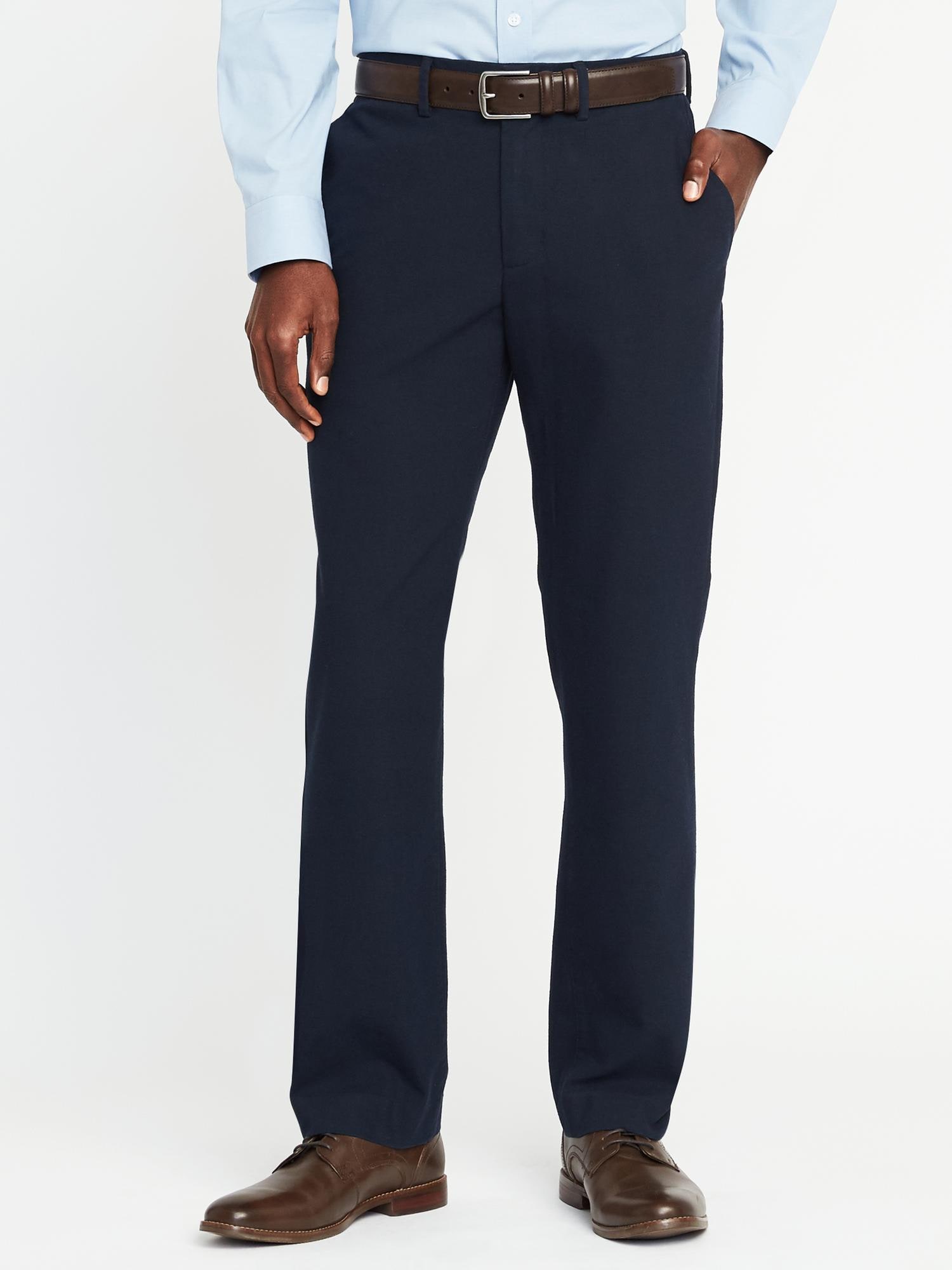 Straight Signature Built-In Flex Dress Pants for Men | Old Navy