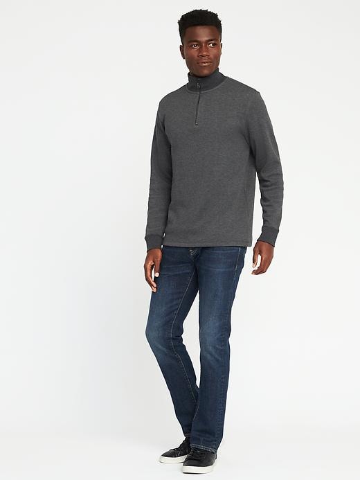Image number 3 showing, Double-Knit 1/4-Zip Pullover for Men