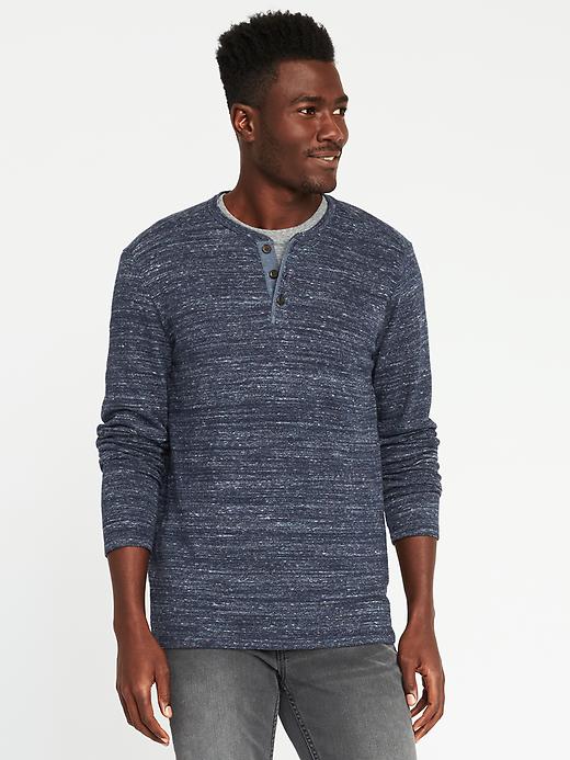 Sweater-Knit Henley for Men | Old Navy