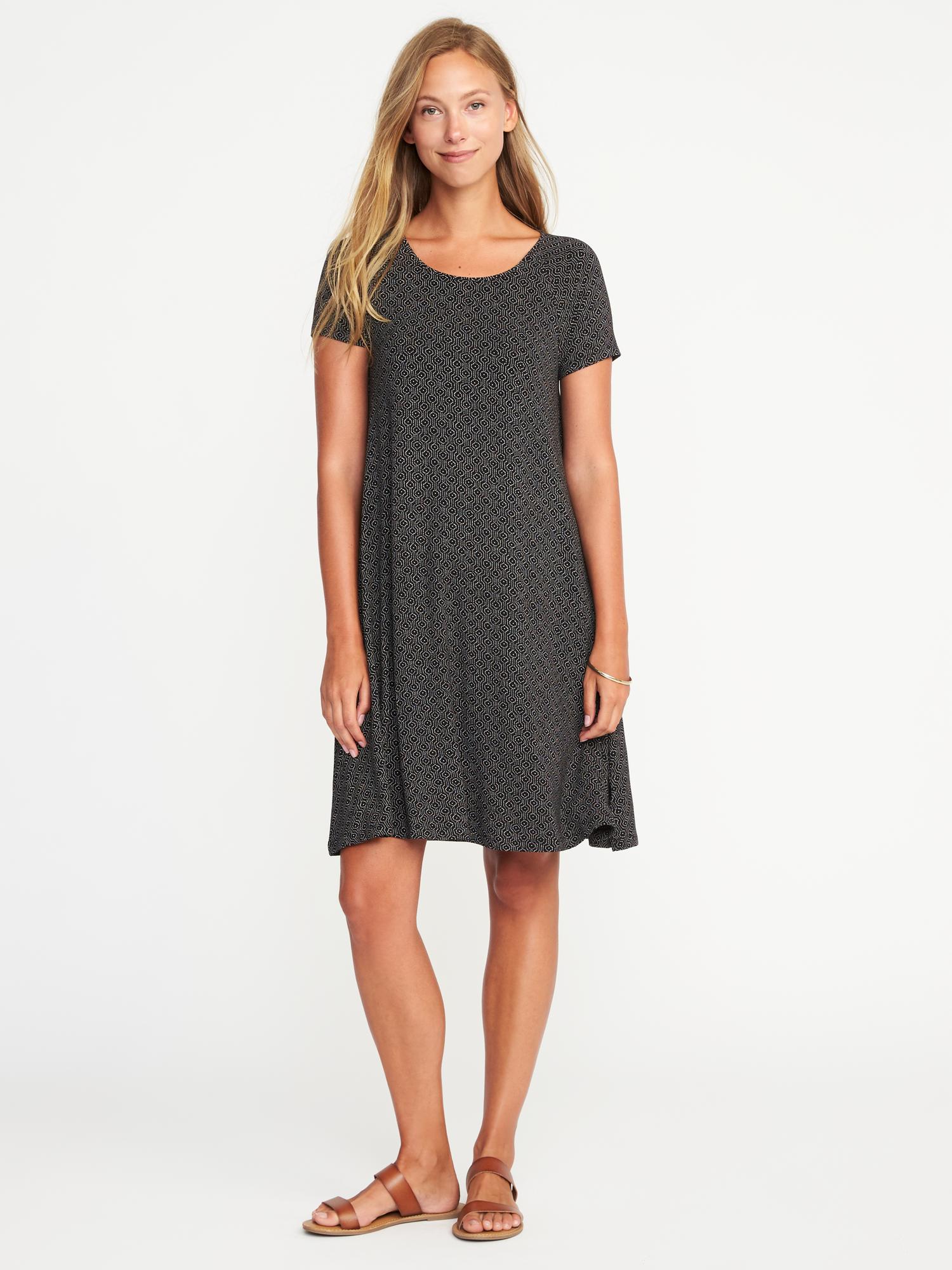 Jersey Swing Dress for Women Old Navy