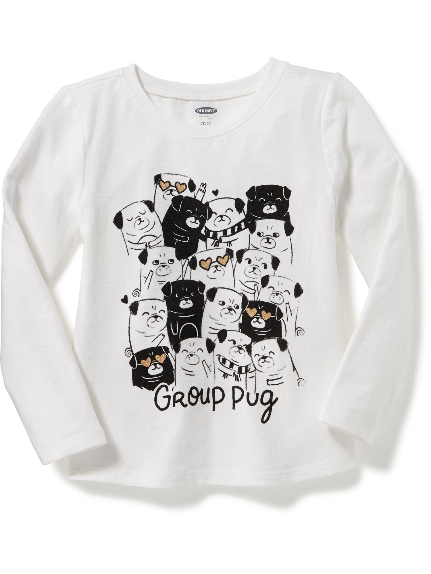 old navy pug shirt