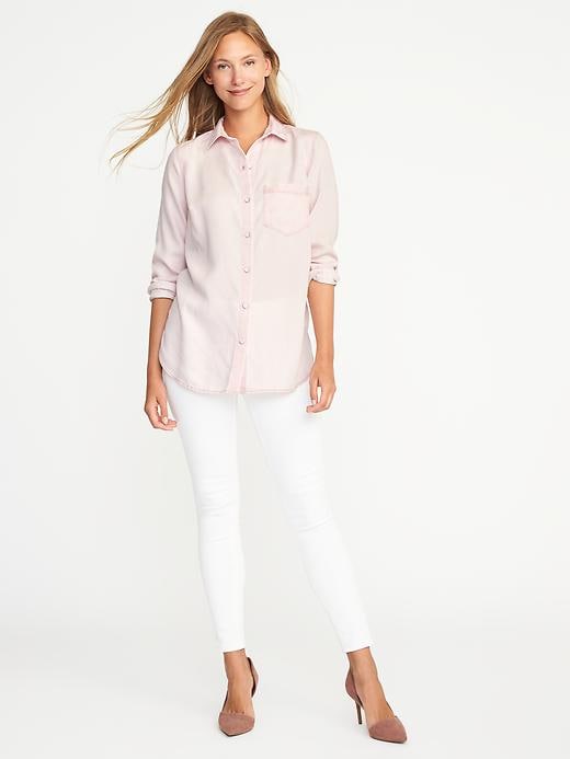 Image number 3 showing, Relaxed Tencel&#153 Shirt for Women