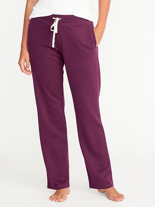 View large product image 1 of 2. French Terry Straight-Leg Sweatpants for Women