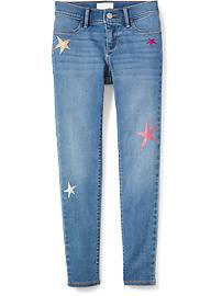 View large product image 3 of 3. Star-Printed Jeggings for Girls