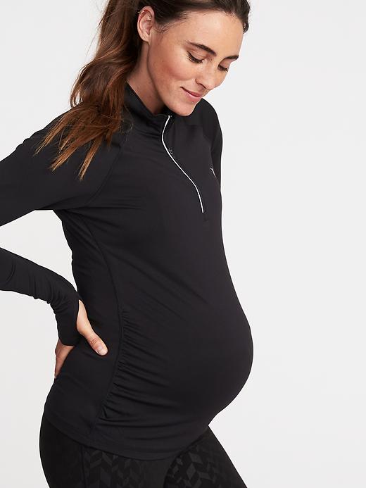 Maternity Performance 1/4-Zip Pullover | Old Navy
