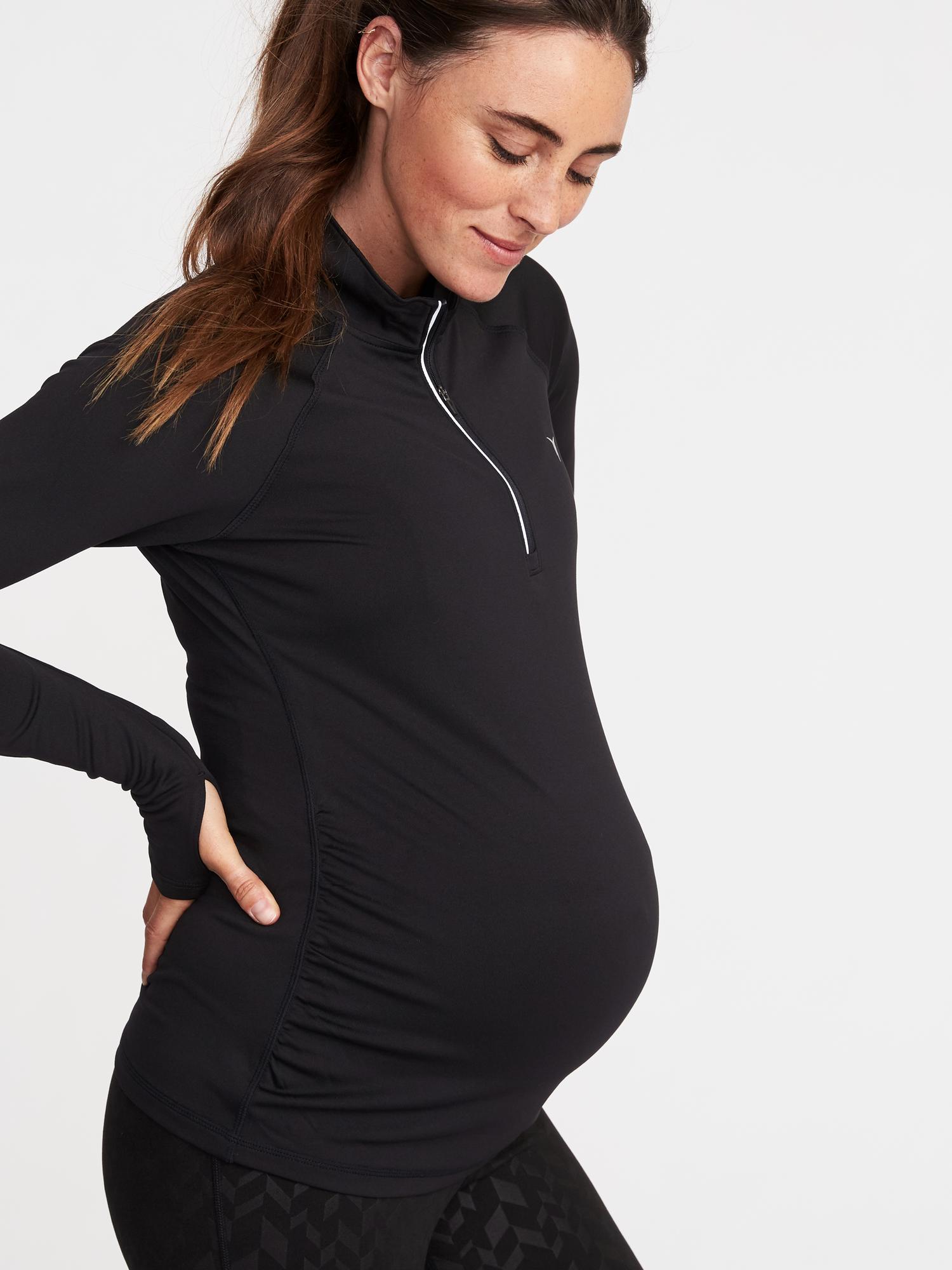 Maternity Performance 1/4Zip Pullover Old Navy