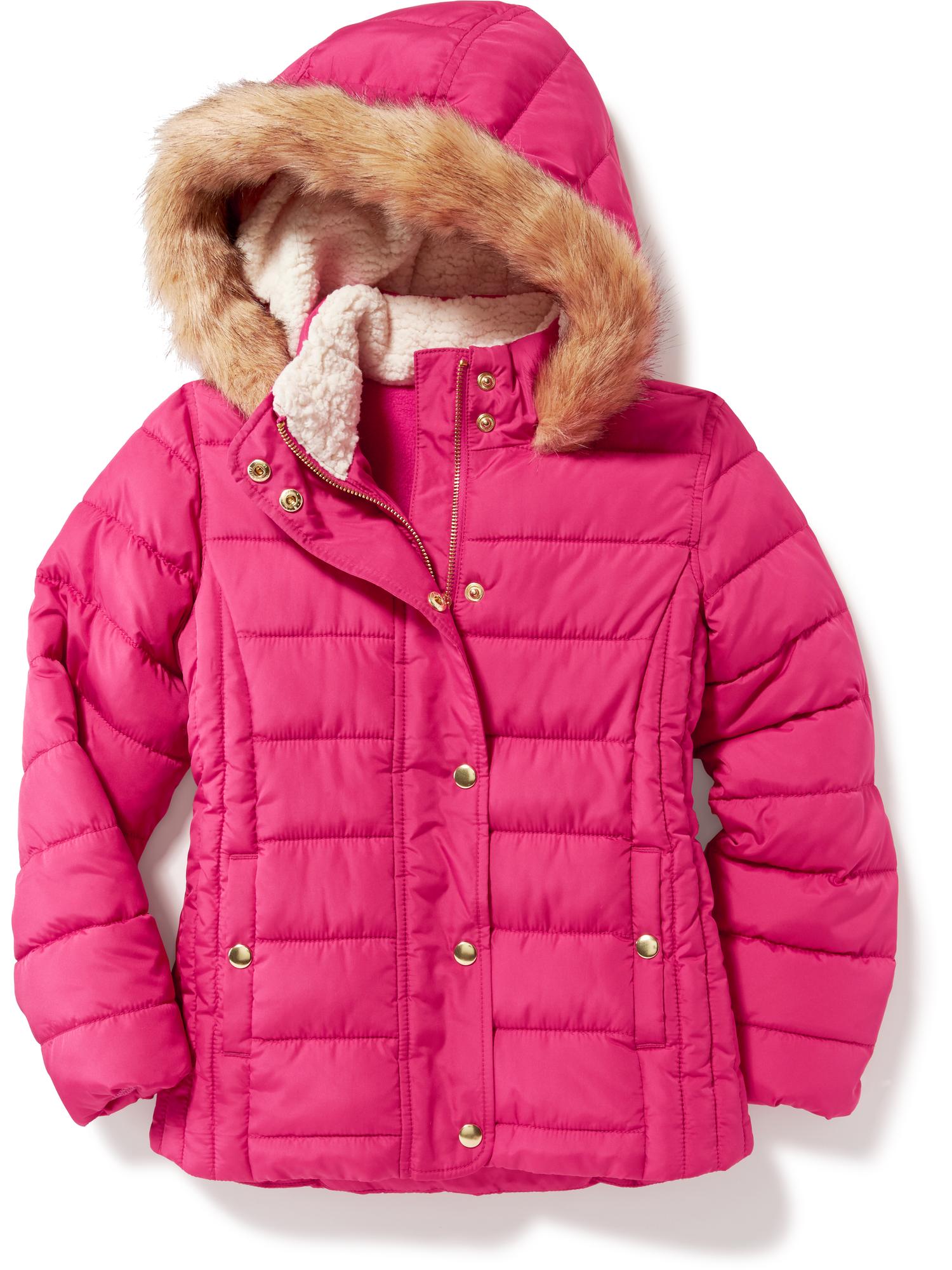 Hooded Frost Free Jacket for Girls | Old Navy