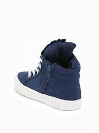 View large product image 3 of 4. Critter High-Top Sneakers For Toddler Boys