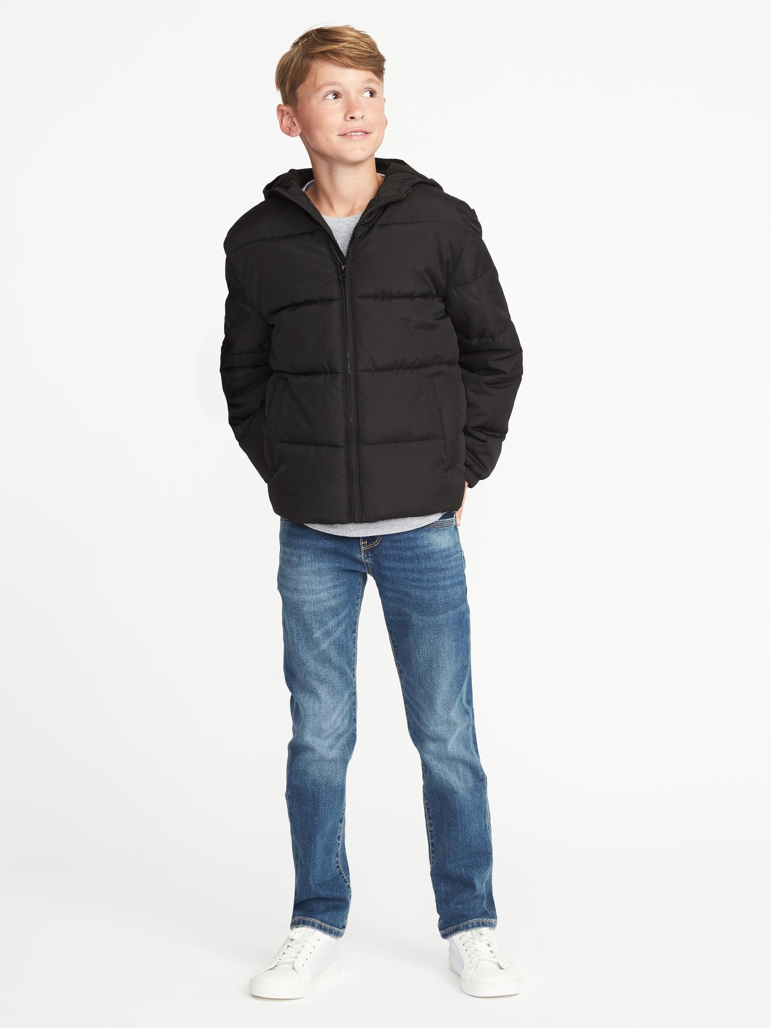 Hooded Frost-Free Jacket For Boys | Old Navy