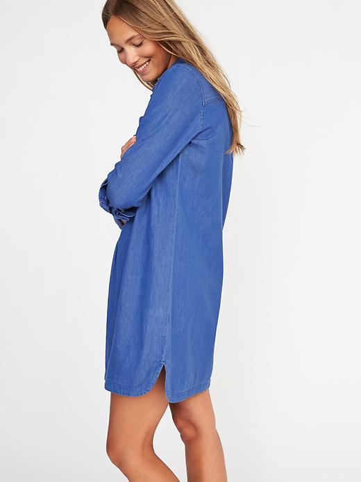 old navy chambray shirt dress Chambray Shirt Dress for Women