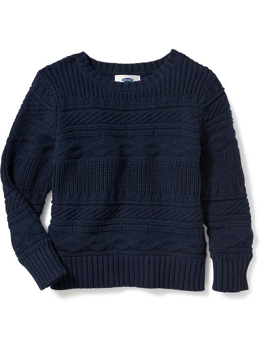 Cable-Knit Crew-Neck Sweater for Toddler Boys | Old Navy