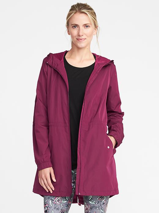 View large product image 1 of 1. Go-H2O Water-Resistant Hooded Anorak for Women