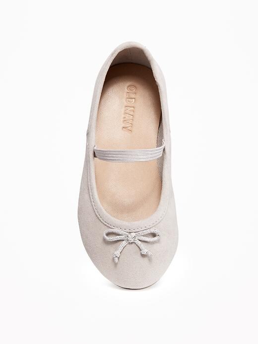 View large product image 2 of 4. Sueded Ballet Flats for Toddler Girls