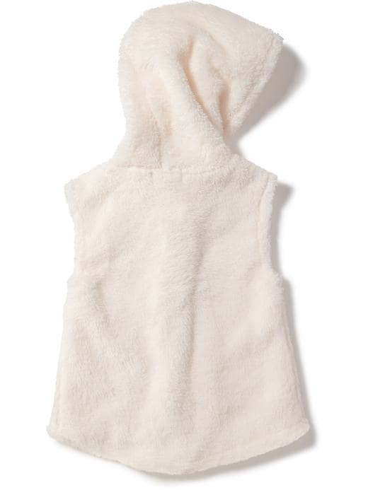 View large product image 2 of 4. Hooded Toggle-Button Vest for Toddler Girls