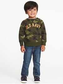 View large product image 3 of 4. Camo Logo Sweatshirt for Toddler Boys