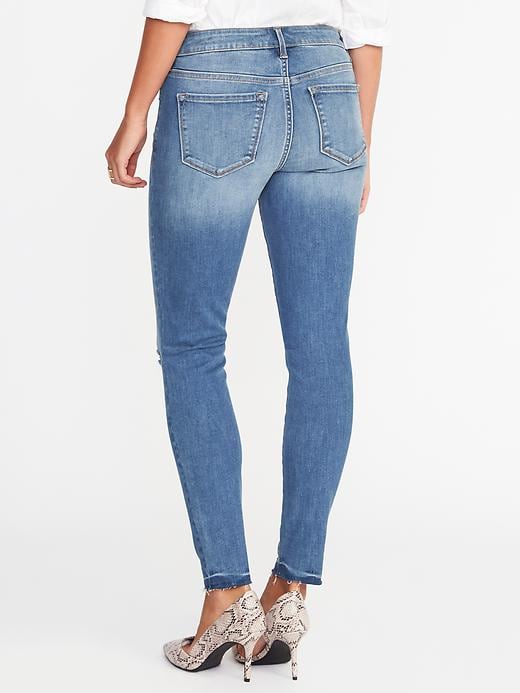 Image number 2 showing, Mid-Rise Built-In Sculpt Rockstar Ankle Jeans for Women