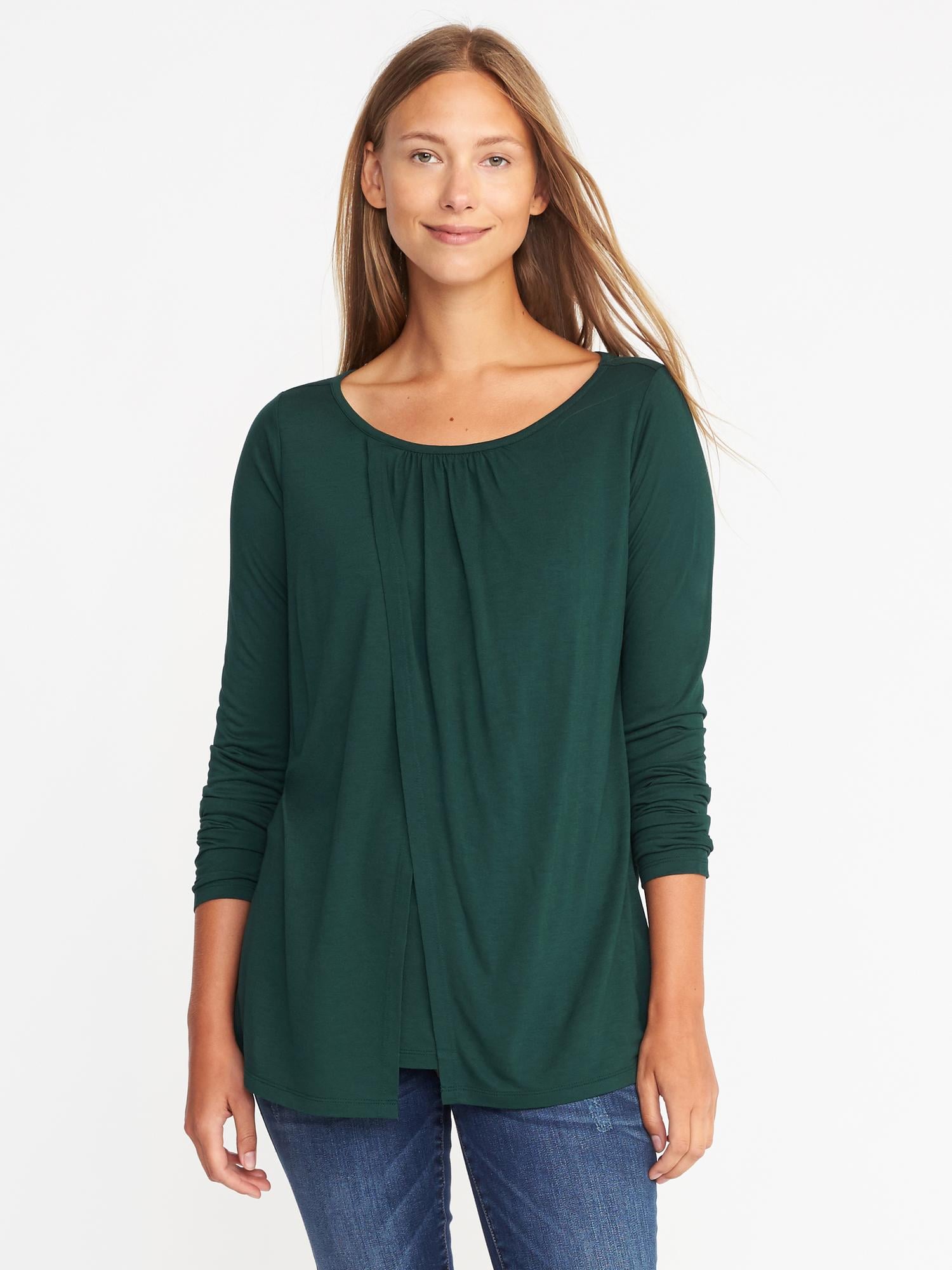 Maternity Tulip-Hem Nursing Top