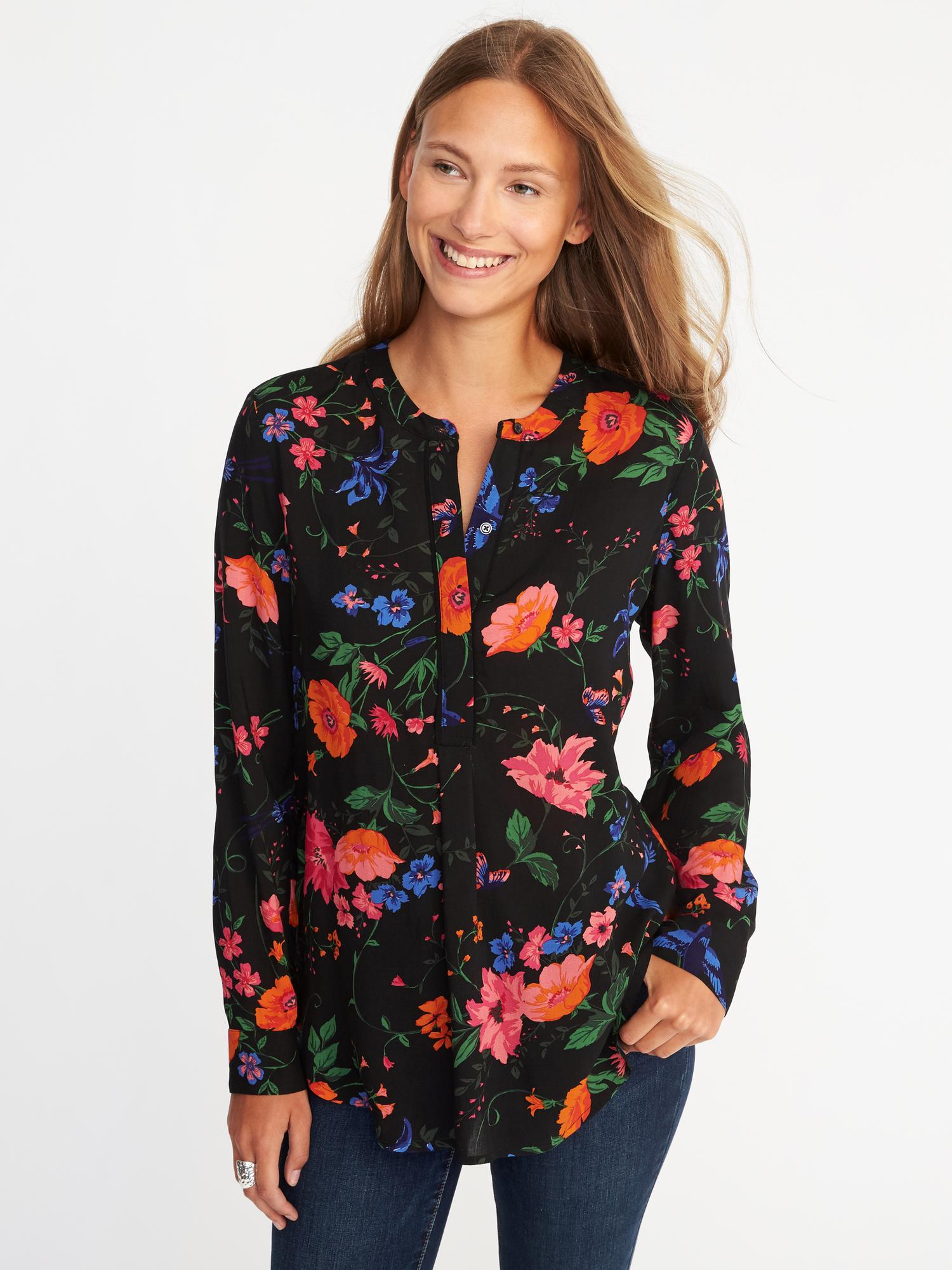 Lightweight Popover Tunic for Women | Old Navy