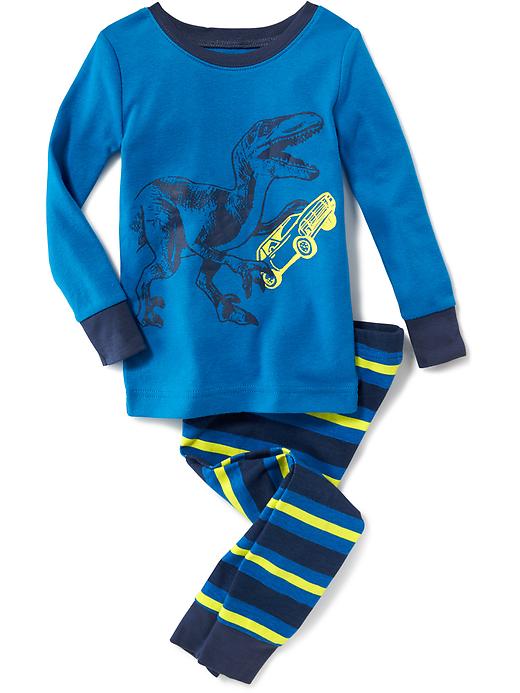 View large product image 1 of 1. 2-Piece Dinosaur-Graphic Sleep Set for Toddler & Baby