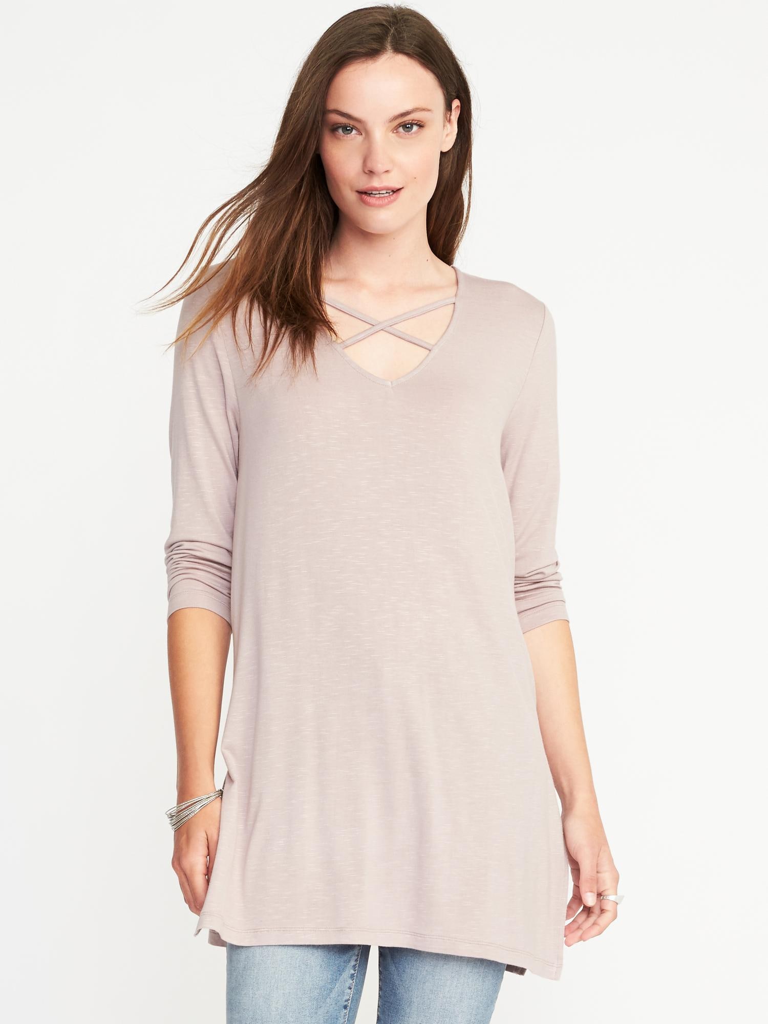 Relaxed Cross-Strap Tunic for Women | Old Navy