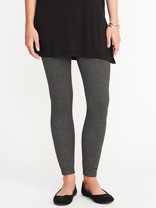 View large product image 1 of 3. Stevie Ponte-Knit Herringbone Pants for Women