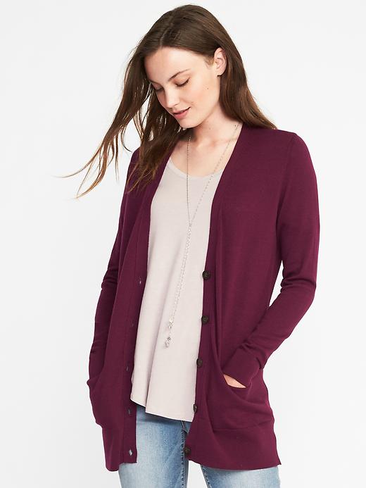 View large product image 1 of 1. Boyfriend V-Neck Cardi for Women