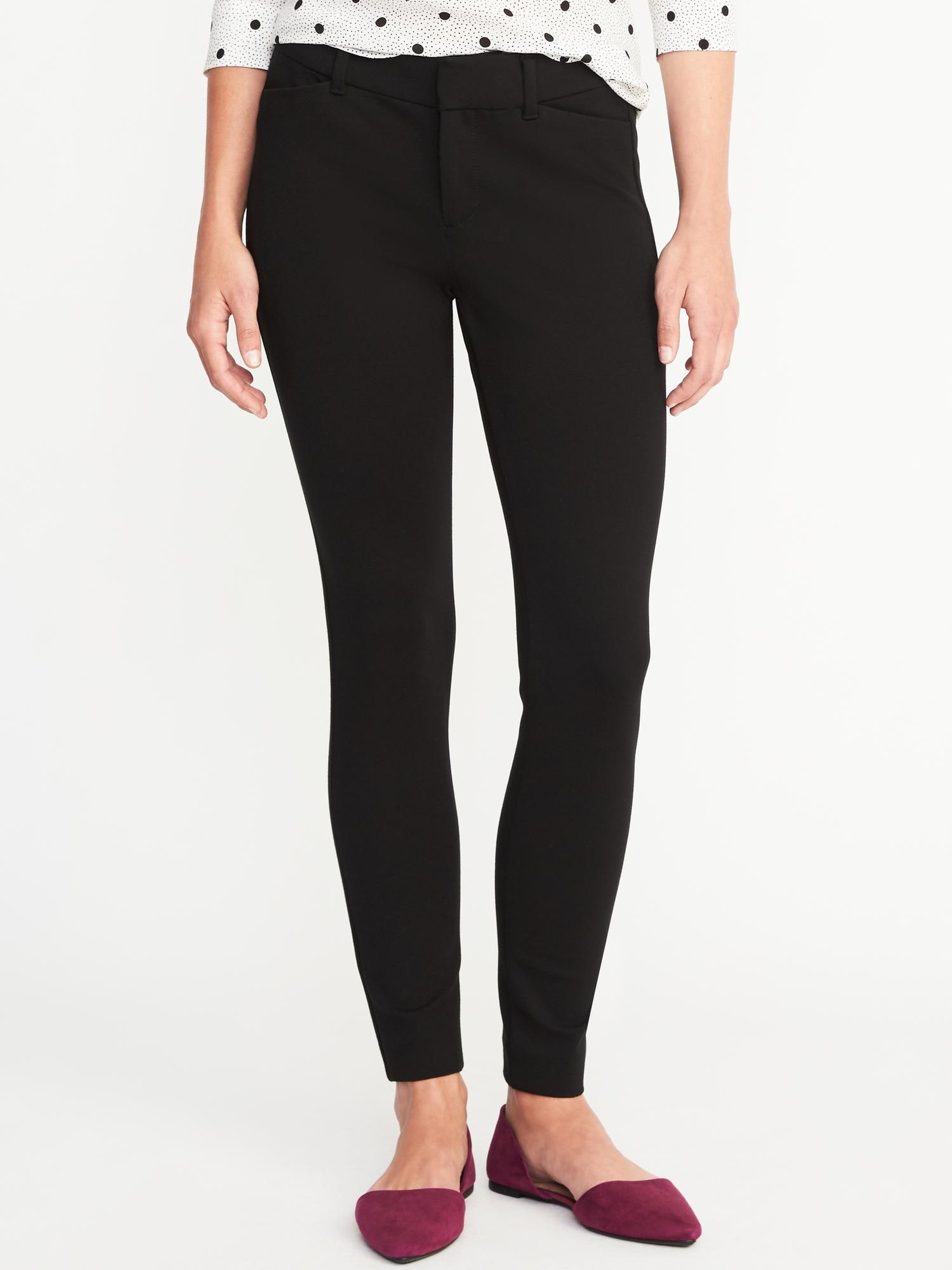 High-Waisted Stevie Metallic Ponte-Knit Pants for Women, Old Navy