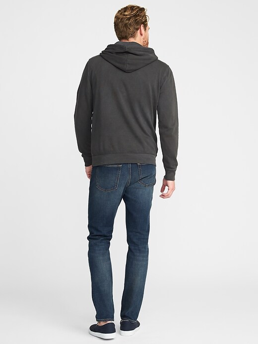 Image number 2 showing, Classic Garment-Dyed Pullover Hoodie for Men