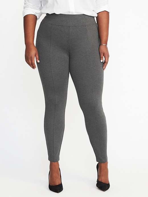 View large product image 1 of 3. High-Waisted Plus-Size Built-In Sculpt Stevie Pants