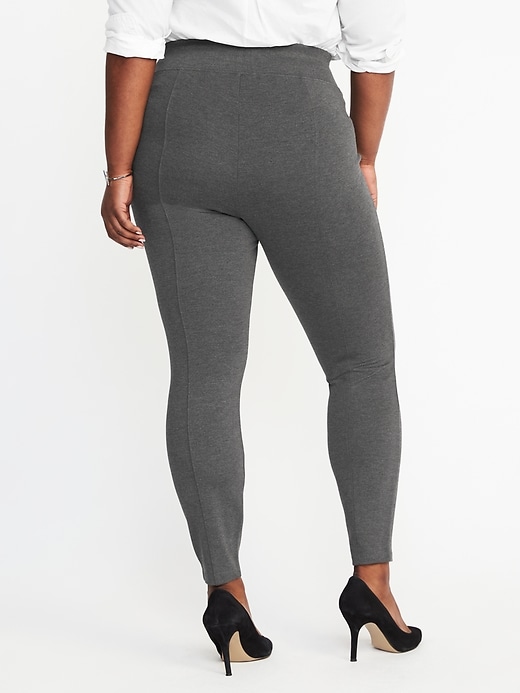 View large product image 2 of 3. High-Waisted Plus-Size Built-In Sculpt Stevie Pants