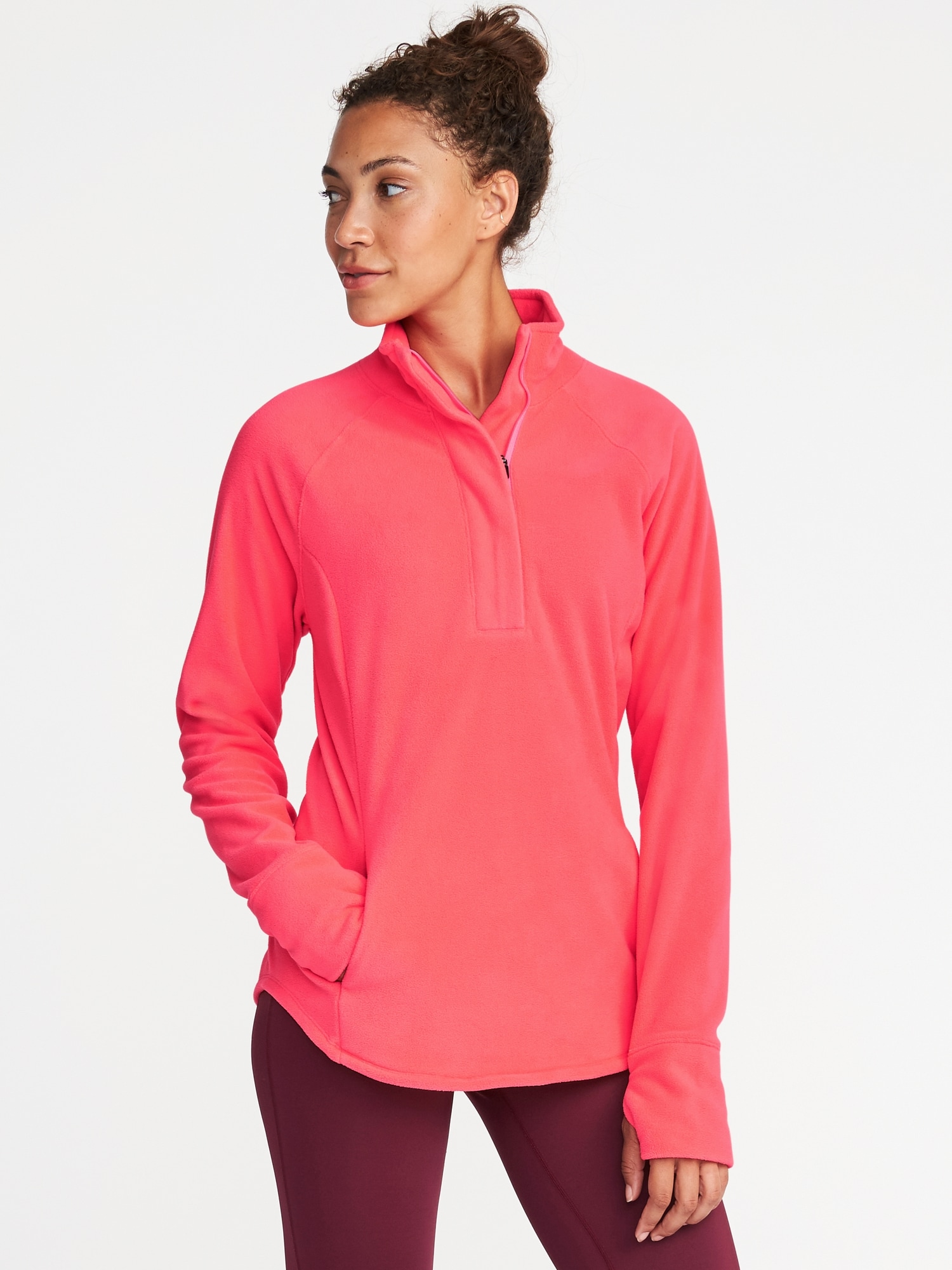 Go-Warm Performance Fleece 1/4-Zip Pullover for Women | Old Navy