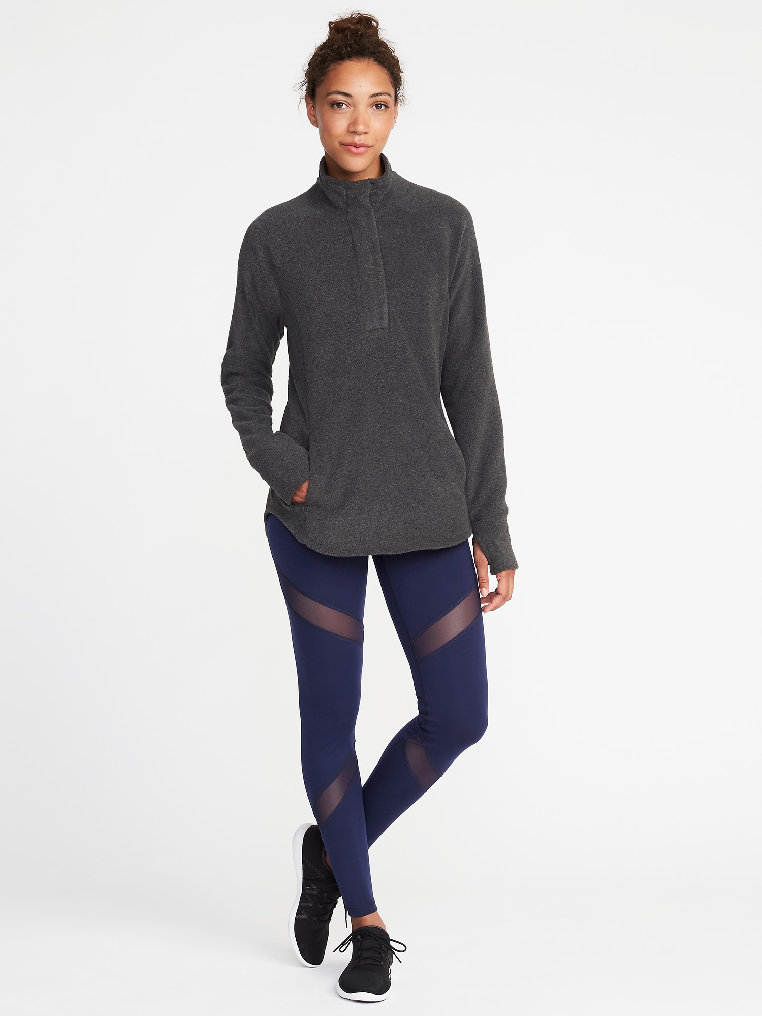 Go-Warm Performance Fleece 1/4-Zip Pullover for Women | Old Navy