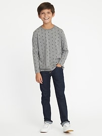 View large product image 3 of 3. Softest Printed Slub-Knit Tee For Boys