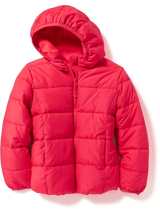 View large product image 1 of 1. Hooded Frost-Free Jacket for Girls