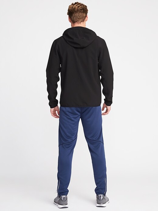 Image number 2 showing, Hooded Soft-Shell Stretch Jacket for Men