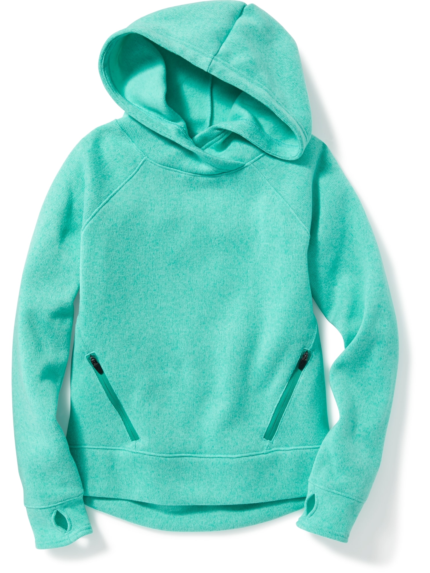 Go-Warm Sweater-Knit Fleece Hoodie for Girls | Old Navy