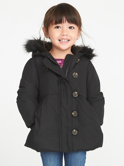 View large product image 1 of 4. Frost-Free Toggle Coat for Toddler Girls